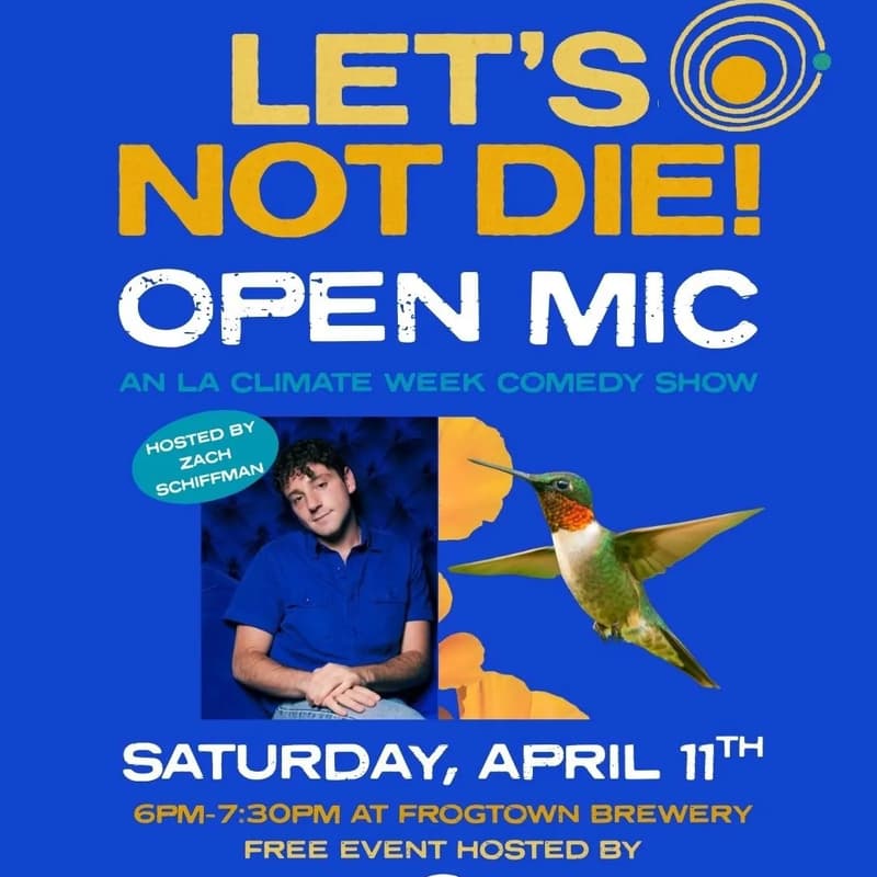 Cover Image for Let's Not Die! Open Mic