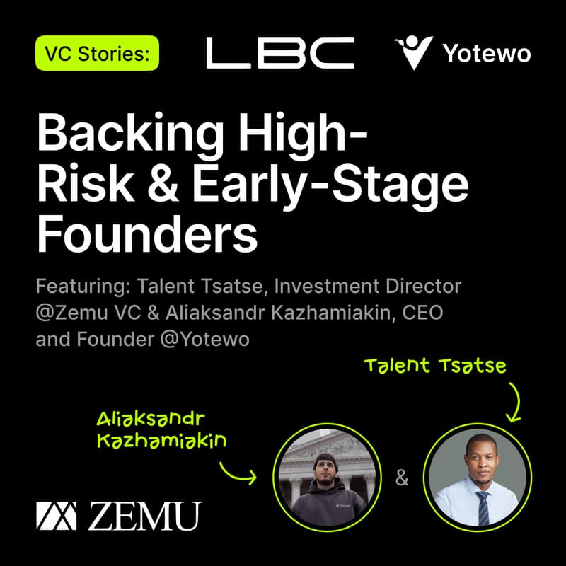 Cover Image for Backing High-Risk & Early-Stage Founders