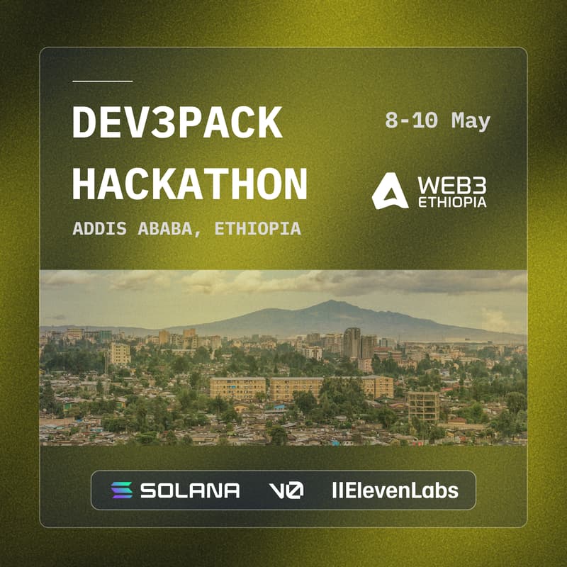 Cover Image for Dev3pack Hack, Addis Ababa 🇪🇹