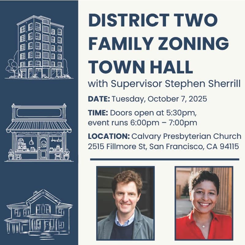 Cover Image for District 2 Family Zoning Town Hall with Sup. Sherrill