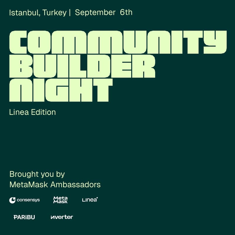 Cover Image for Community Builder Night Türkiye 🇹🇷 - Linea Edition