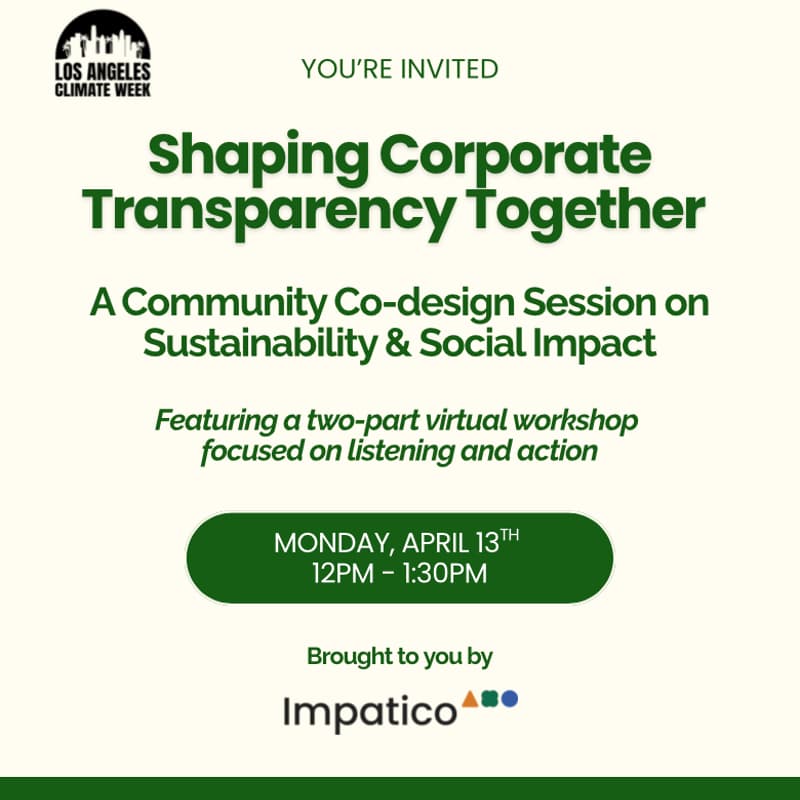 Cover Image for Shaping Corporate Transparency Together | A Community Co-design Session on Sustainability & Social Impact