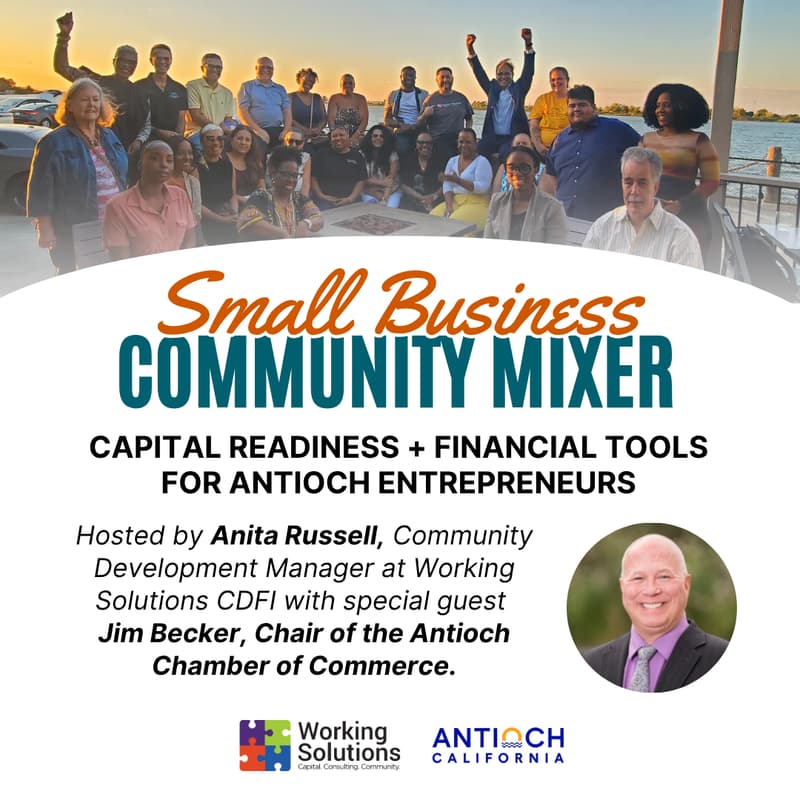 Cover Image for Small Business Mixer: Capital Readiness + Financial Tools for Antioch Entrepreneurs