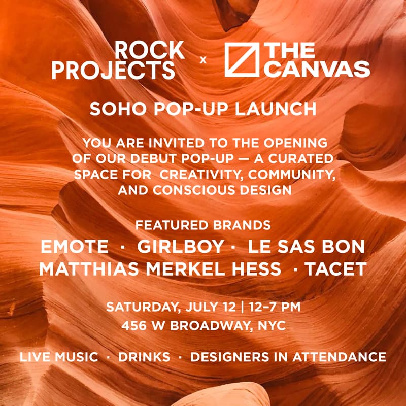 Cover Image for ROCK PROJECTS x The Canvas: Pop-Up Launch Event