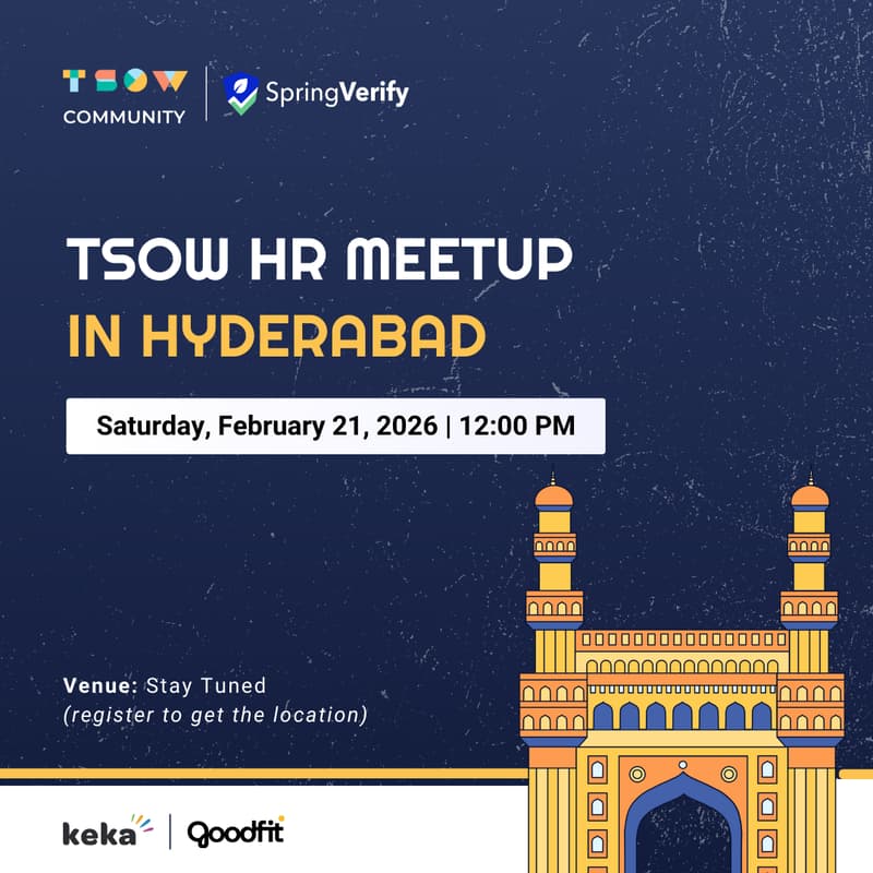 Cover Image for TSOW HR Meetup in Hyderabad