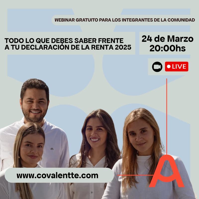 Cover Image for Todo lo que debes saber frente a tu declaración de la renta 2025 / Personas & Empresas - Altea x Covalentte