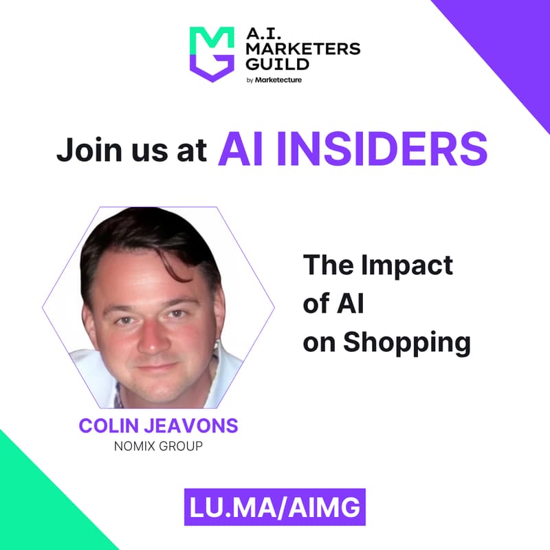 Cover Image for AI Insiders with Colin Jeavons: The Impact of AI on Shopping