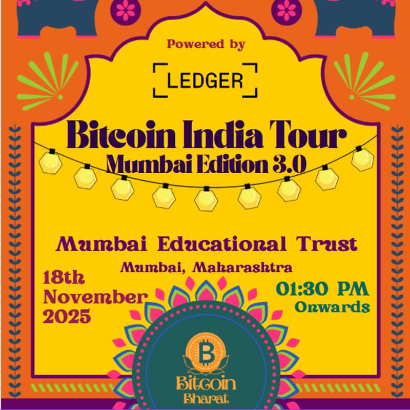 Cover Image for Bitcoin India Tour- Mumbai Edition 3.0