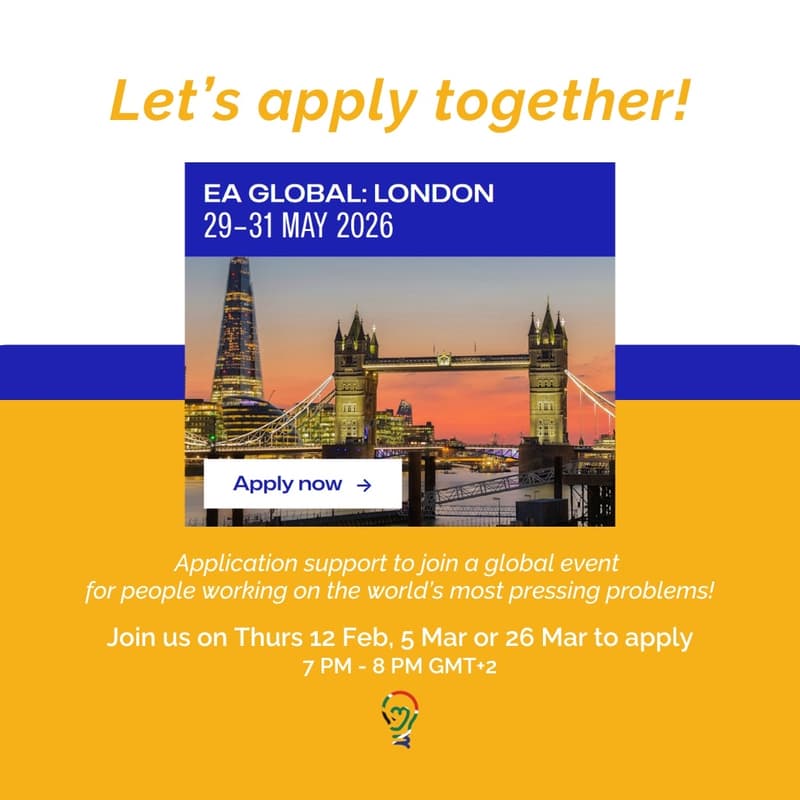 Cover Image for Lets Apply together for EAG London 2026