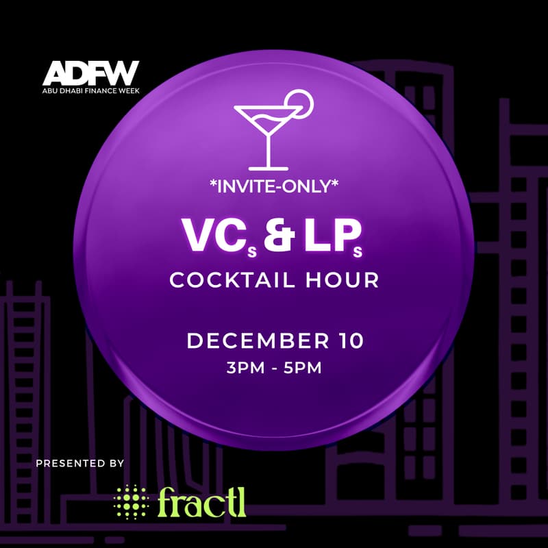 Cover Image for Abu Dhabi Finance Week VCs & LPs Cocktail Hour ✨ (invite only)