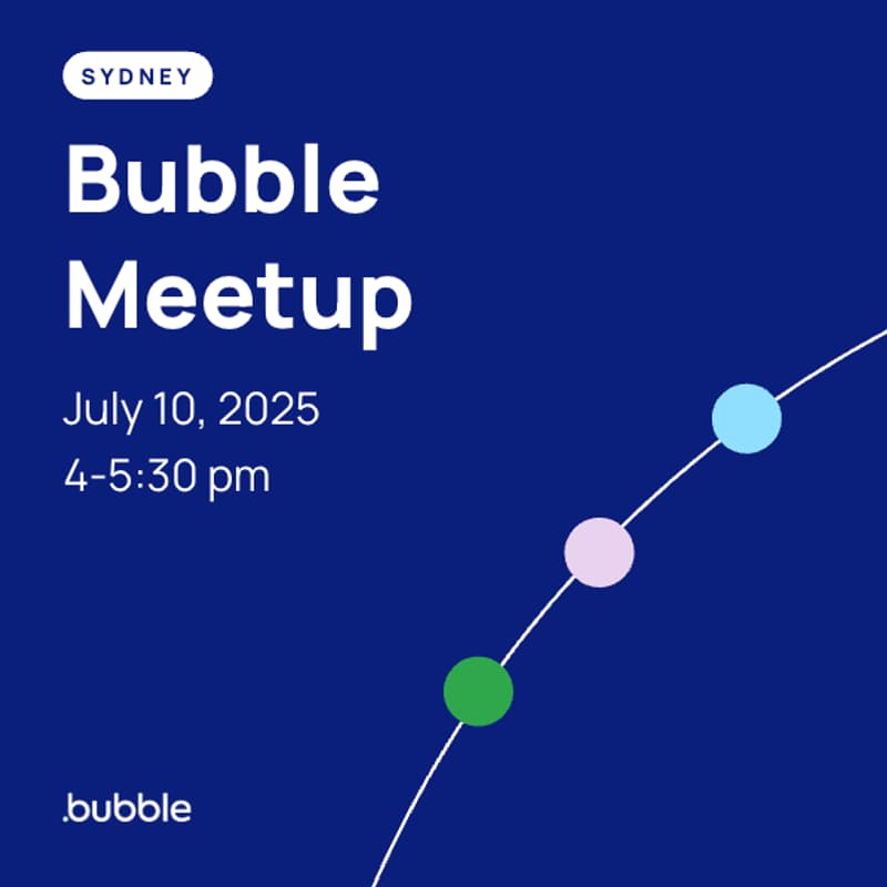 Cover Image for July Bubble Meetup (Sydney)