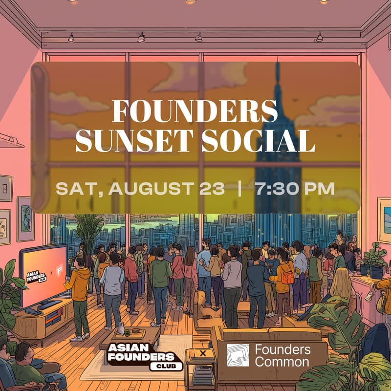 Cover Image for Founders Sunset Social
