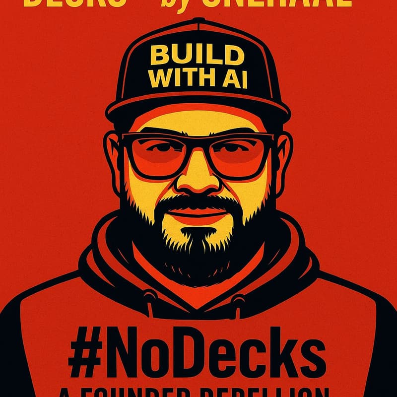 Cover Image for 🚨 Founders Without Decks — by Snehaal 🚨