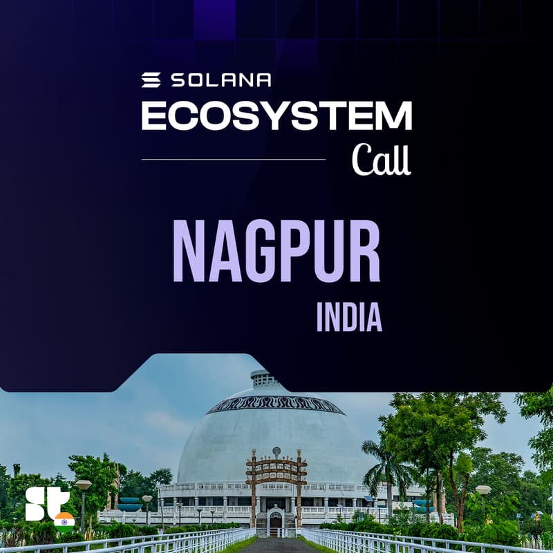 Cover Image for Solana Ecosystem Call IRL - Nagpur, India