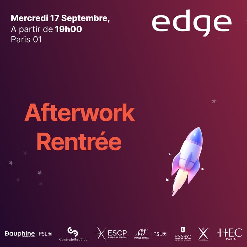 Cover Image for Afterwork Rentrée - EDGE