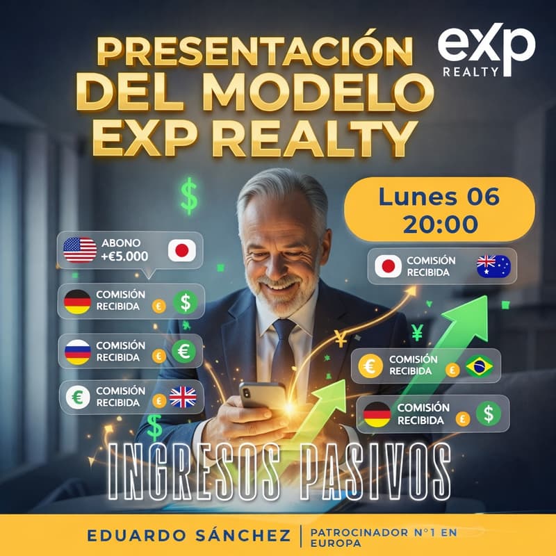 Cover Image for 🚀 PRESENTACIÓN DEL MODELO DE eXp 💸INGRESOS PASIVOS REALES