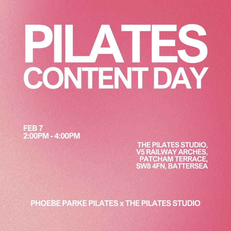 Cover Image for Pilates Content Day at The Pilates Studio, Battersea