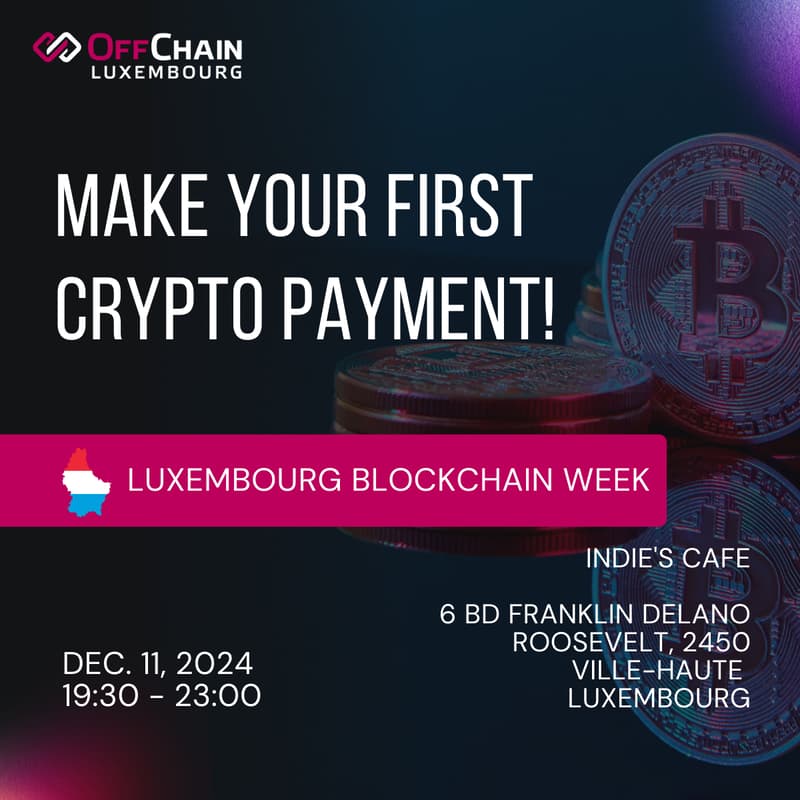 Cover Image for Make Your First Crypto Payment!