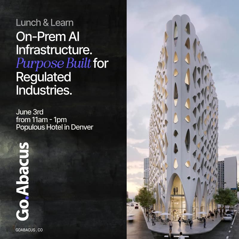 Cover Image for Private AI for Regulated Industries: Go Abacus Lunch & Learn