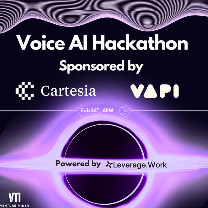 Cover Image for Build & Deploy Voice Agent Workshop + Hackathon (Vapi AI x Cartesia)
