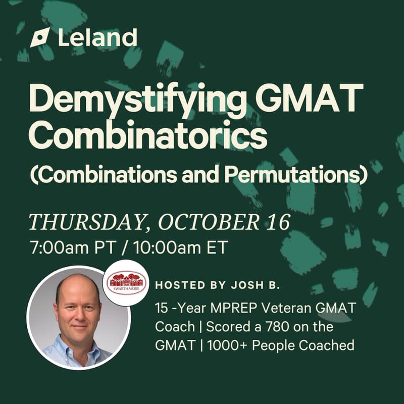 Cover Image for Demystifying GMAT Combinatorics (Combinations and Permutations)