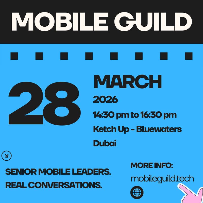 Cover Image for MobileGuild UAE - Off the Record