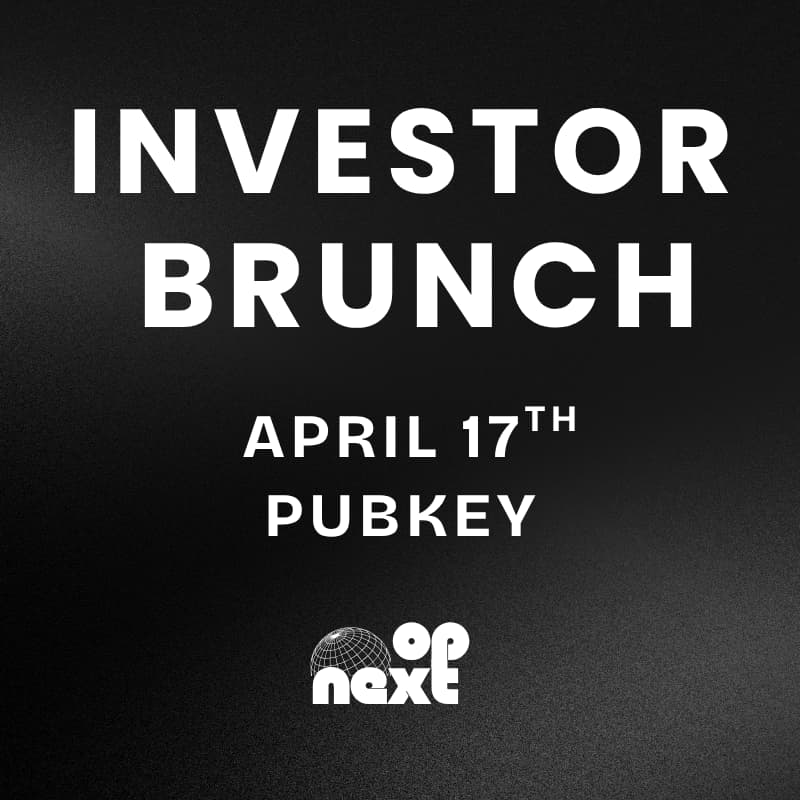 Cover Image for OPNEXT: Bitcoin Investor Brunch