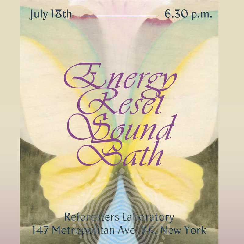 Cover Image for Energy Reset Sound Bath