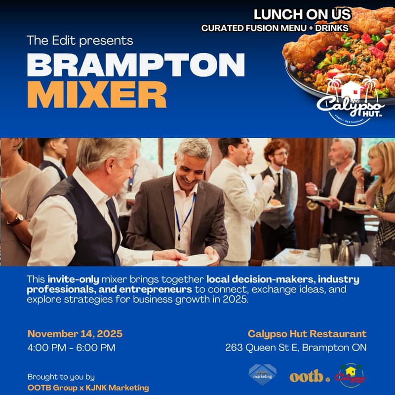 Cover Image for The Edit Presents: Brampton Business Mixer
