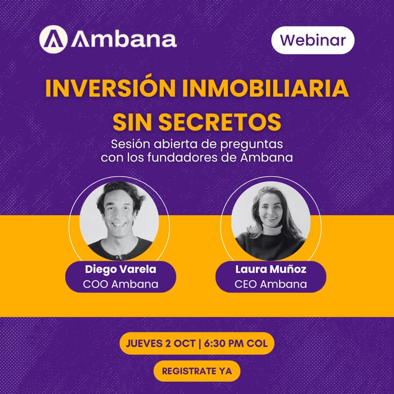 Cover Image for Inversión inmobiliaria sin secretos: Sesión abierta de preguntas con los fundadores de Ambana