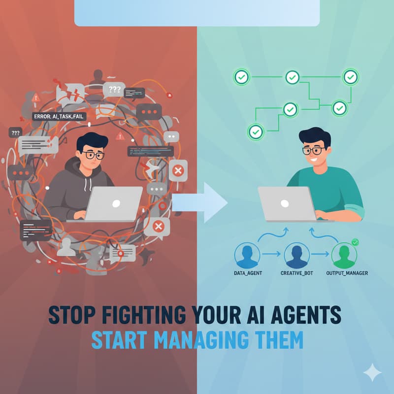 Cover Image for From Prompt Engineer to AI Manager: Why Your Agents Keep Breaking