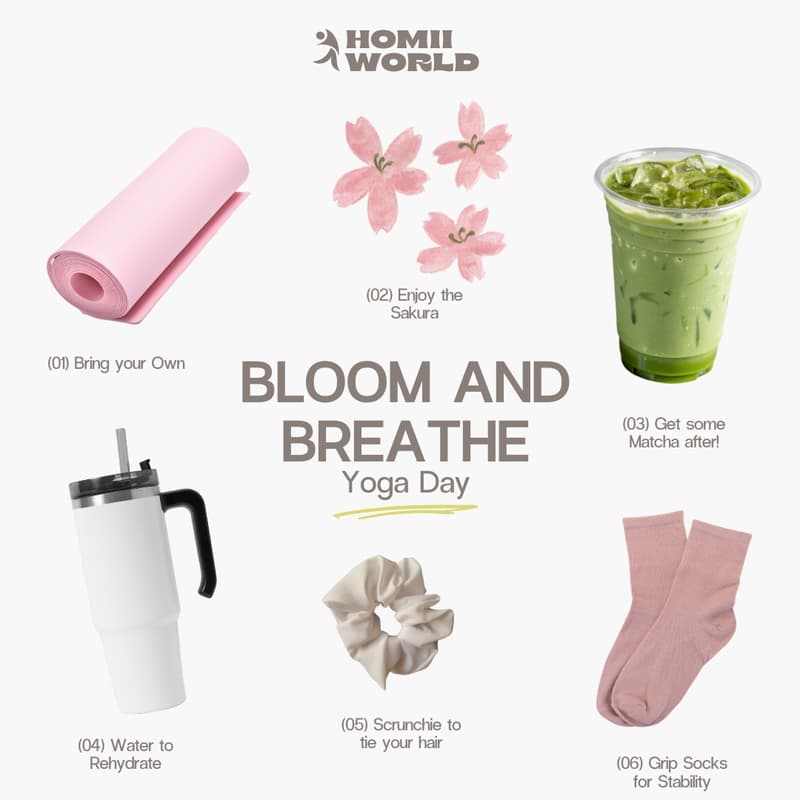 Cover Image for Bloom and Breathe - Yoga in the Sakura
