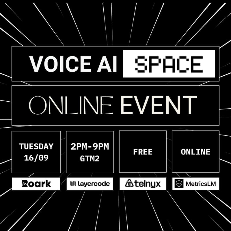 Cover Image for Voice AI Space Online#2
