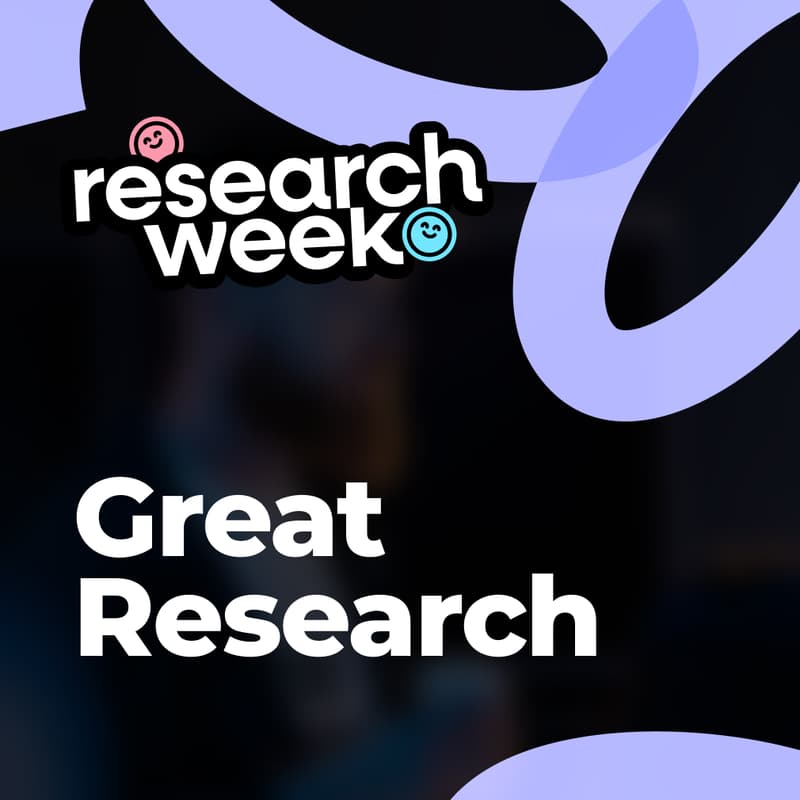Cover Image for Research Week: Great Research, hosted by Colette Kolenda