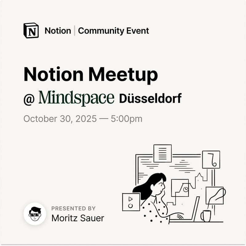 Cover Image for Notion Meetup @ Mindspace Düsseldorf