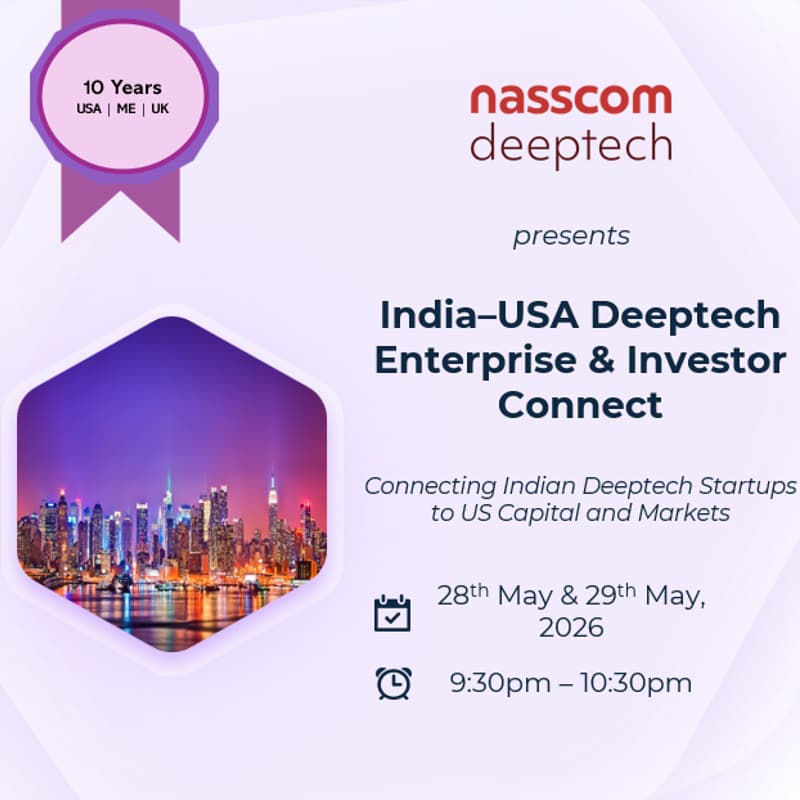 Cover Image for India–USA Deeptech Enterprise & Investor Connect