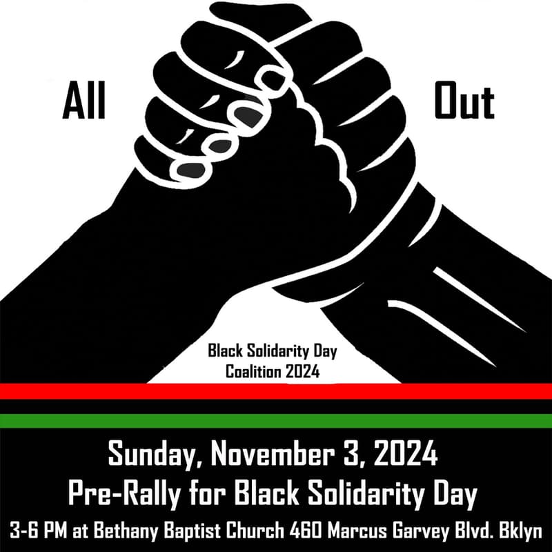 Cover Image for Pre-Rally for Black Solidarity Day 2024