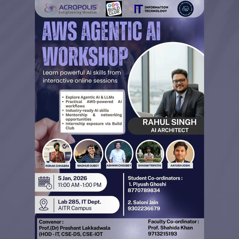 Cover Image for AWS Agentic AI Workshop
