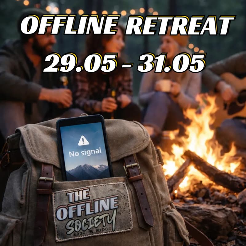 Cover Image for ✨ The Offline Society Retreat: 48 часа без телефони, с пространство за истинско свързване