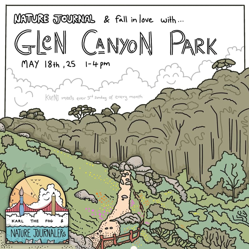 Cover Image for Nature Journaling @ Glen Canyon Park, San Francisco
