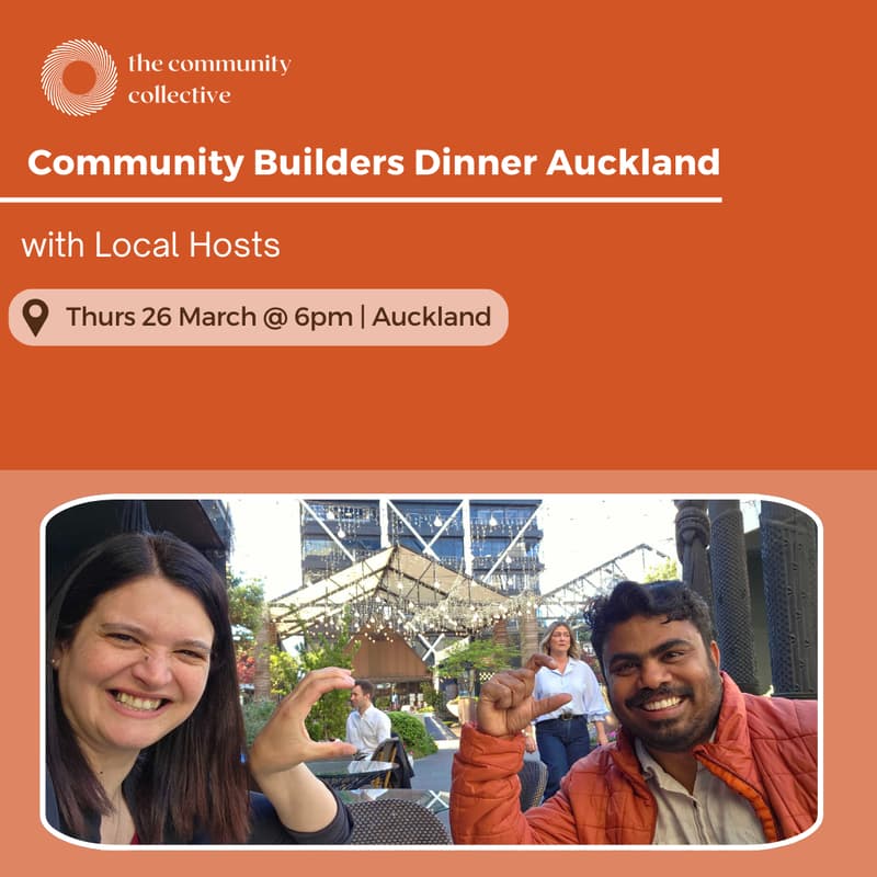Cover Image for 🏵 Community Builders Dinner Auckland