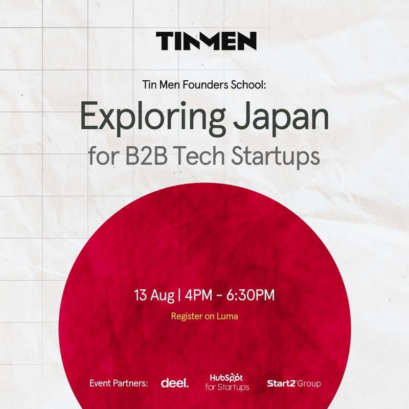 Cover Image for Tin Men Founders School: Exploring Japan for B2B Tech Startups