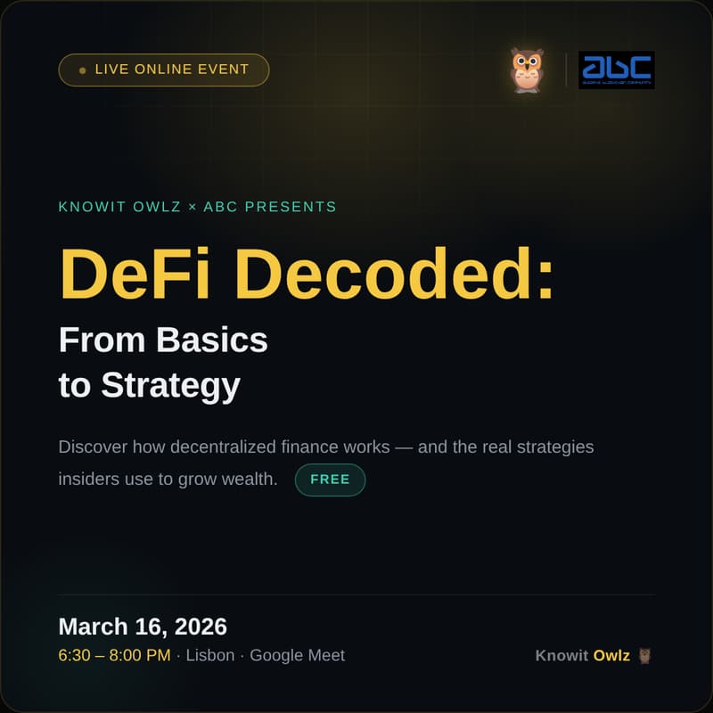 Cover Image for Defi Decoded: From Basics to Strategy
