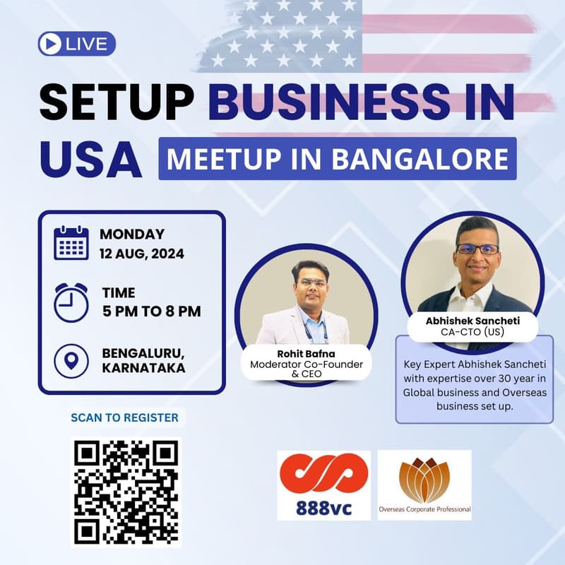 Cover Image for Launch your business in USA with 888vc & OCP !