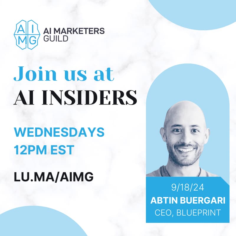 Cover Image for AI Insiders with Abtin Buergari of Blueprint