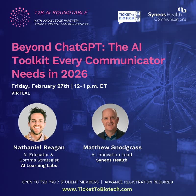 Cover Image for Q1 AI Roundtable Event - Beyond ChatGPT: The AI Toolkit Every Communicator Needs in 2026