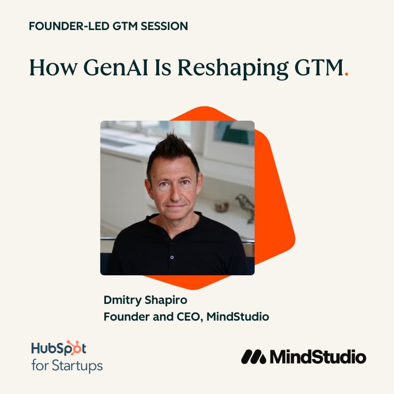 Cover Image for Founder-Led GTM Session with Dmitry Shapiro (MindStudio)