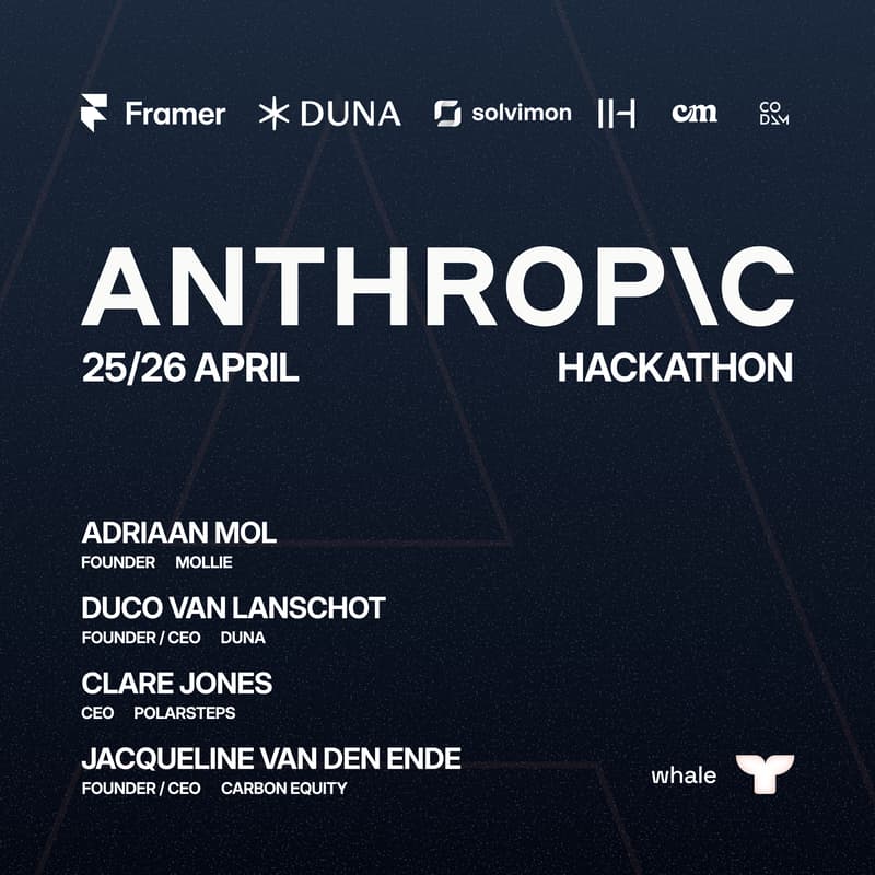Cover Image for Whale x Anthropic: Claude Code Hackaton - Amsterdam