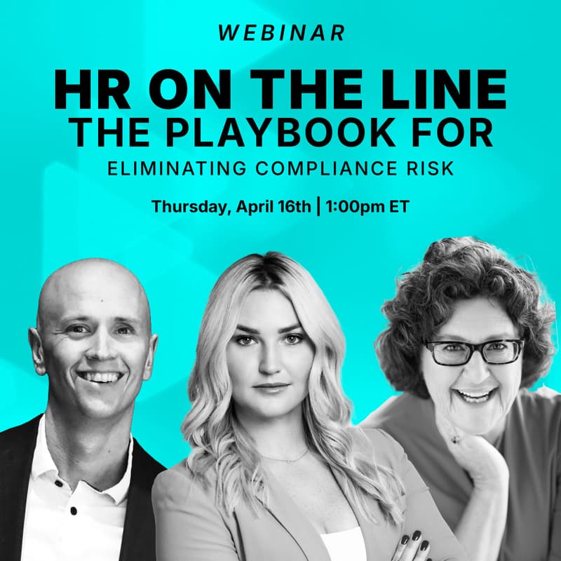 Cover Image for HR on the Line: The Playbook for Eliminating Compliance Risk