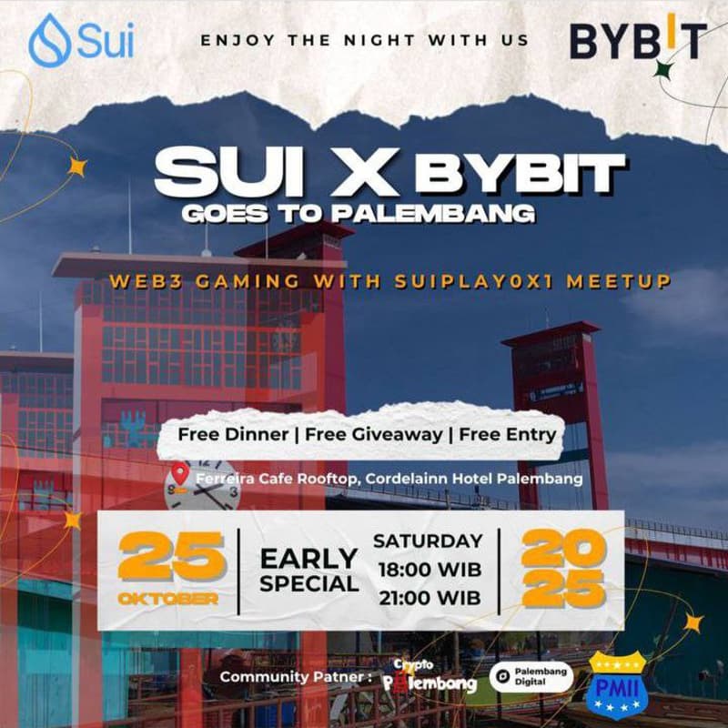 Cover Image for Sui X Bybit Goes To Palembang
